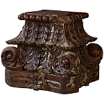 Подсвечник из массива тика Antique Candle Holder варинант исполнения - 1 | Loft Concept в Красноярске