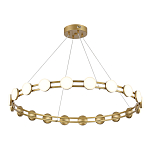 Люстра кольцевая с круглыми светодиодными источниками света Maxine Light варинант исполнения - 9 | Loft Concept в Красноярске