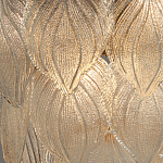 Люстра на цепи с прозрачными стеклянными подвесками в виде листьев Textured Glass Chandelier варинант исполнения - 5 | Loft Concept в Красноярске