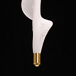 Люстра с белым скрученным плафоном Golden Swirl варинант исполнения - 8 | Loft Concept в Красноярске