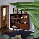 Стеллаж Retro Brown Rack варинант исполнения - 2 | Loft Concept в Красноярске