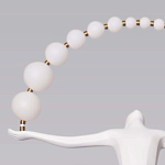 Торшер черно-белая статуэтка Девушка Girl Carries Light Balls варинант исполнения - 3 | Loft Concept в Красноярске