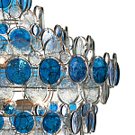 Люстра с каскадом из круглых декоративных элементов Harmony of Light варинант исполнения - 1 | Loft Concept в Красноярске