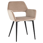 Стул с подлокотниками бежевый NEASAN STOOL варинант исполнения - 1 | Loft Concept в Красноярске