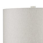 Настольная лампа мраморная с тканевым цилиндрическим абажуром Sharpened варинант исполнения - 2 | Loft Concept в Красноярске