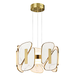 Люстра с мраморными вставками Marble Plates варинант исполнения - 2 | Loft Concept в Красноярске