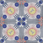 Плитка дизайнерская с узором Элемент варинант исполнения - 3 | Loft Concept в Красноярске