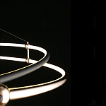 Люстра подвесная светодиодная Dаiana круглая варинант исполнения - 4 | Loft Concept в Красноярске