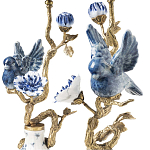 Подсвечник Candleholder Birds Atlanta Set 2 Pcs варинант исполнения - 3 | Loft Concept в Красноярске