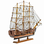 Декоративная модель деревянного парусника With The low варинант исполнения - 2 | Loft Concept в Красноярске