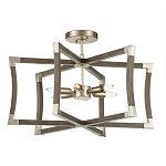 Подвесной светильник в форме фонаря серый Gray Eco Lantern варинант исполнения - 2 | Loft Concept в Красноярске