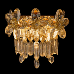 Бра с декоративными элементами в виде крупных хрустальных цветов Palace Gardens варинант исполнения - 2 | Loft Concept в Красноярске