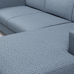 Мебельная ткань Шенилл голубой цвет 142 см T4-49 варинант исполнения - 8 | Loft Concept в Красноярске