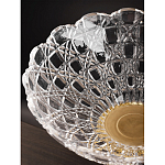 Чаша стеклянная прозрачная на бронзовой подставке с фигуркой девушки Eden Garden варинант исполнения - 7 | Loft Concept в Красноярске