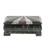 Шкатулка для денег с мозаикой из натуральных камней Stone Casket варинант исполнения - 2 | Loft Concept в Красноярске