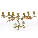 Бронзовый подсвечник на 7 свечей Eden Garden варинант исполнения - 4 | Loft Concept в Красноярске