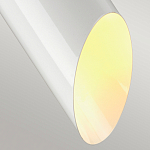 Подвесной светильник белого цвета с вытянутым цилиндрическим плафоном с косым срезом Elstead Lighting варинант исполнения - 5 | Loft Concept в Красноярске