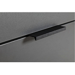 Комод цвета графит с 3-мя ящиками Strict Lines  варинант исполнения - 4 | Loft Concept в Красноярске