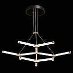 Люстра с геометрической конструкцией из вытянутых цилиндрических плафонов Hex Scaffold  варинант исполнения - 3 | Loft Concept в Красноярске