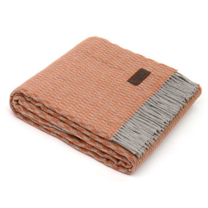 Плед GRIFONE 0002 Marzotto Розовый пастельный в Красноярске | Loft Concept 