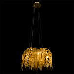 Люстра подвесная круглая с изогнутыми металлическими дугами и ниспадающими цепочками 65 см Atlantis Chain варинант исполнения - 5 | Loft Concept в Красноярске