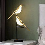 Настольная лампа с 2-мя плафонами в виде птичек Flight of Light варинант исполнения - 1 | Loft Concept в Красноярске