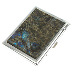 Портсигар на 10 сигарет с газовой зажигалкой из натурального камня Лабрадор Stone Cigarettes Cases варинант исполнения - 1 | Loft Concept в Красноярске