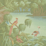 Обои ручная роспись Le Brésil Pastel варинант исполнения - 3 | Loft Concept в Красноярске