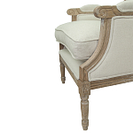 Кресло William Classical Armchair beige flax варинант исполнения - 4 | Loft Concept в Красноярске