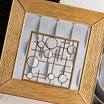 Зеркало квадратное в фактурной раме Pattern варинант исполнения - 5 | Loft Concept в Красноярске