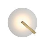 Потолочный светильник в форме плоского диска из белого матового стекла Eurofase варинант исполнения - 2 | Loft Concept в Красноярске