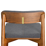 Барный стул из массива ясеня с обивкой из рогожки Elegant Ash варинант исполнения - 5 | Loft Concept в Красноярске