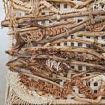 Большая Абстрактное Панно из веток и нитей Dryad Wall Art варинант исполнения - 5 | Loft Concept в Красноярске