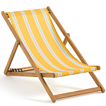 Шезлонг из акации и ткани Argentina варинант исполнения - 3 | Loft Concept в Красноярске