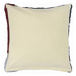 Чехол на подушку с рисунком серо-синего цвета Elan Textured варинант исполнения - 2 | Loft Concept в Красноярске