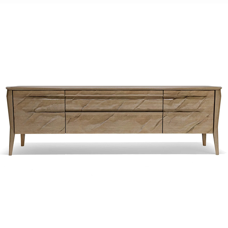 ТВ тумба 2 двери и 2 выдвижных ящика Tasteful Furniture Венге Светлый дуб ТВ тумба 2 двери и 2 выдвижных ящика Tasteful Furniture Венге Светлый дуб в Красноярске | Loft Concept