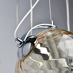 Люстра каскадная с 9-ю разноцветными стеклянными плафонами Kaleido варинант исполнения - 8 | Loft Concept в Красноярске