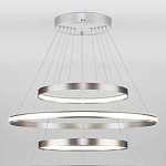 Люстра Light Ring Vertical Silver 5 колец серебро варинант исполнения - 4 | Loft Concept в Красноярске