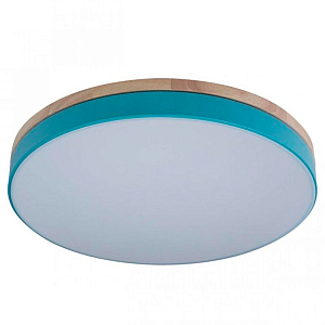 Потолочный светильник Wooden Wheels Blue диаметр 50