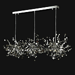 Люстра подвесная из трех частей с металлическими круглыми элементами Terzani Argent варинант исполнения - 8 | Loft Concept в Красноярске