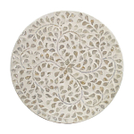 Приставной столик с рисунком из раковин устриц Bone Inlay варинант исполнения - 4 | Loft Concept в Красноярске