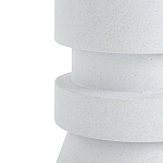 Приставной стол из искусственного камня Chess White варинант исполнения - 2 | Loft Concept в Красноярске