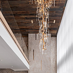 Люстра большая с прозрачными подвесками в форме капель Droplet Chandelier варинант исполнения - 2 | Loft Concept в Красноярске