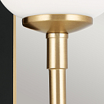  Бра с прямоугольным черным основанием и белым матовым цилиндрическим плафоном Kichler варинант исполнения - 11 | Loft Concept в Красноярске