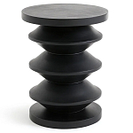 Фигурный приставной столик черного цвета AMORPHOUS варинант исполнения - 1 | Loft Concept в Красноярске