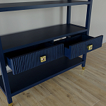 Стеллаж с двумя ящиками Elsa Dreams Blue варинант исполнения - 3 | Loft Concept в Красноярске