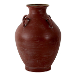 Ваза бордовая с 4-мя фактурными ручками Vase Burgundy Glaze варинант исполнения - 1 | Loft Concept в Красноярске