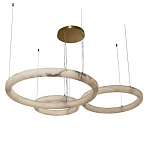 Люстра с 3-мя кольцами из натурального камня Minerals of Light варинант исполнения - 5 | Loft Concept в Красноярске