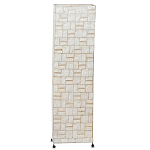 Торшер из перламутра на металлическом каркасе Indonesian Tower варинант исполнения - 1 | Loft Concept в Красноярске