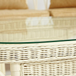 Комплект уличной мебели из ротанга Clara белый варинант исполнения - 11 | Loft Concept в Красноярске